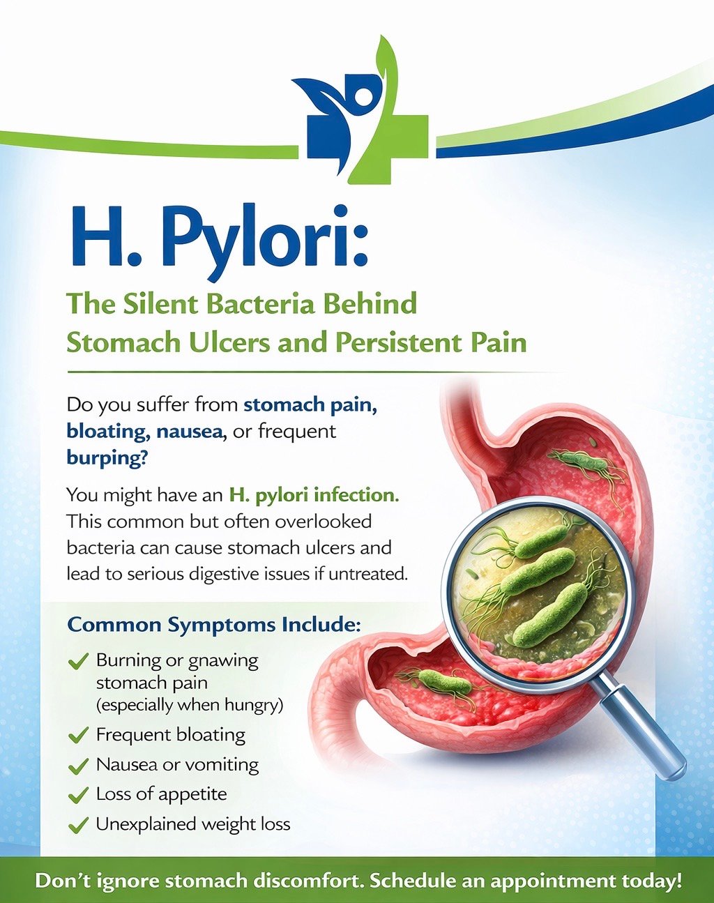 H. Pylori: The Silent Bacteria Behind Stomach Ulcers and Persistent Pain